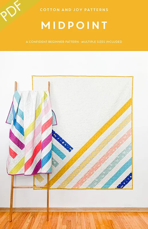 Cheap Midpoint Downloadable PDF Quilt Pattern | Cotton and Joy