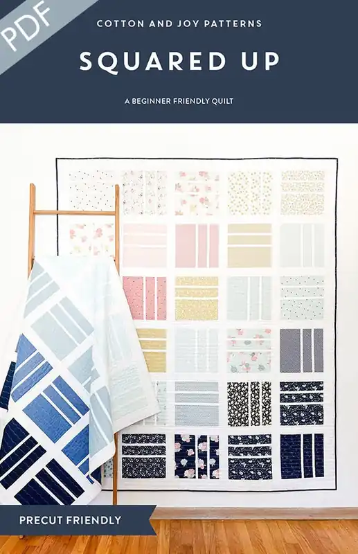 Next Day Delivery Squared Up Downloadable PDF Quilt Pattern | Cotton and Joy