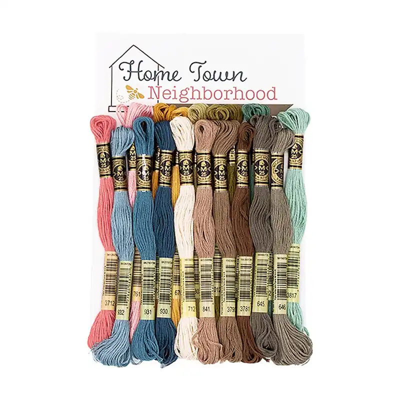 Lori Holt Home Town Neighborhood Bird House DMC Thread Pack | DMC Bargain