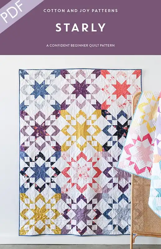 Brand New Starly Downloadable PDF Quilt Pattern | Cotton and Joy