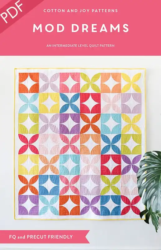 Buy Online Mod Dreams Downloadable PDF Quilt Pattern | Cotton and Joy