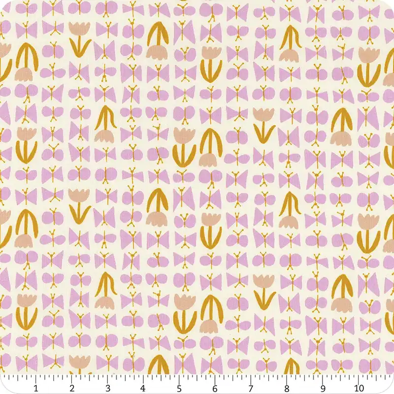 Bird is the Word Natural Butterflies Yardage | SKU# RS3081-11 Luxury