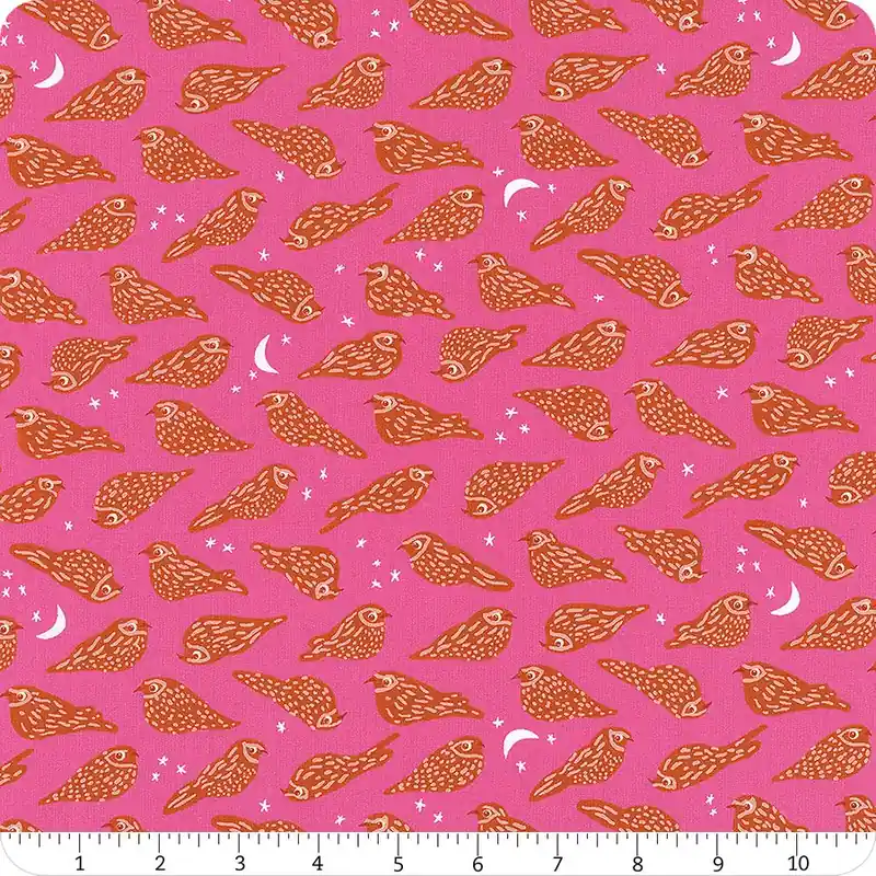 No Minimum Order Bird is the Word Lipstick Whippoorwill Yardage | SKU# RS3078-13