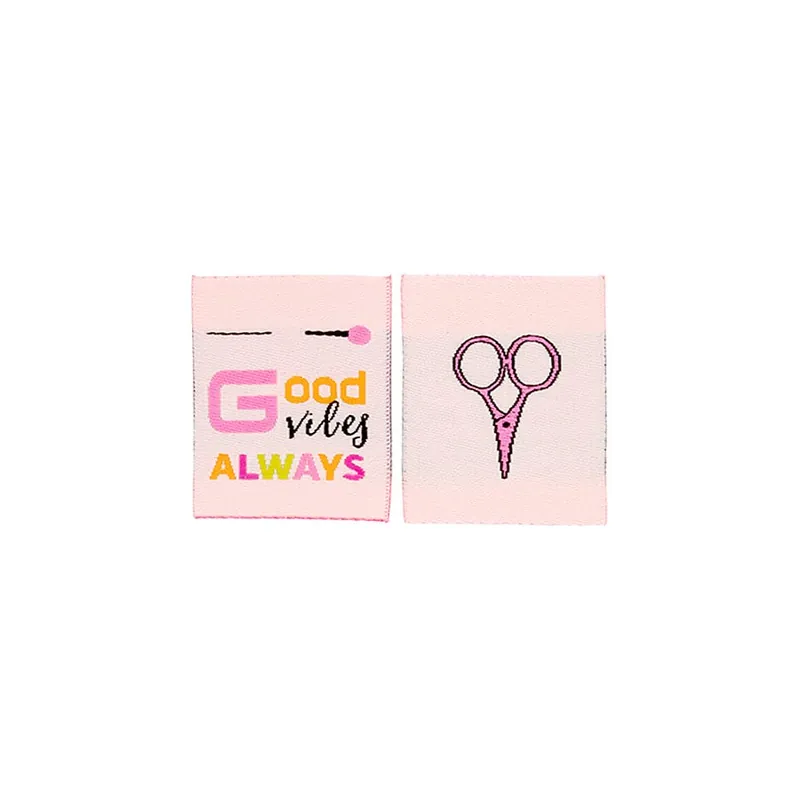 Good Vibes Premium Woven Sew In Labels | Minki Kim #GVWL Authentic