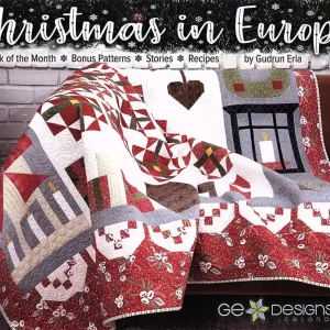 Christmas in Europe Quilt Book | Gudrun Erla #GE-519 Super Sale