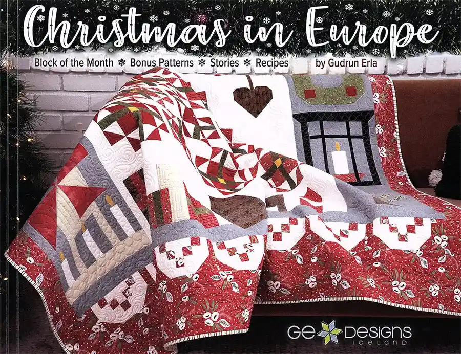 Christmas in Europe Quilt Book | Gudrun Erla #GE-519 Super Sale