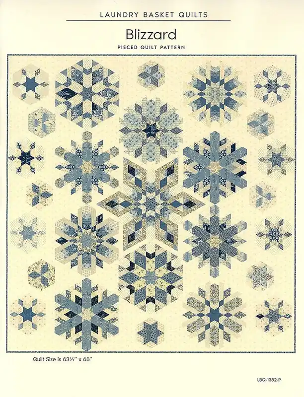 Save Now Blizzard Quilt Pattern | Laundry Basket Quilts #LBQ-1382-P