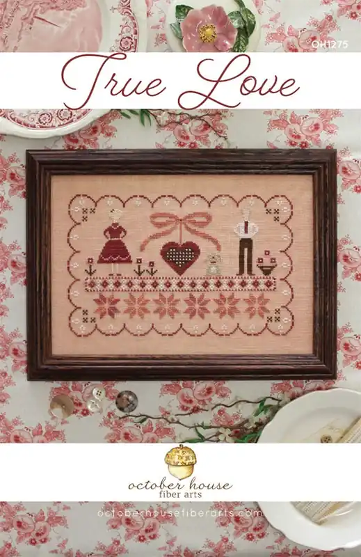 Buy Online True Love Cross Stitch Pattern | October House Fiber Arts