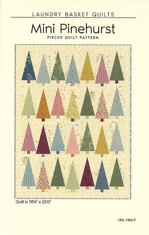 Mini Pinehurst Quilt Pattern | Laundry Basket Quilts #LBQ-1865-P Flash Sale