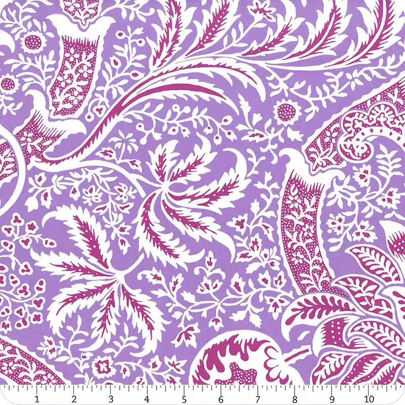 Deal Kaffe Fassett x Morris & Co. Lavender Indian Yardage | SKU# PWKW005-LAVENDER