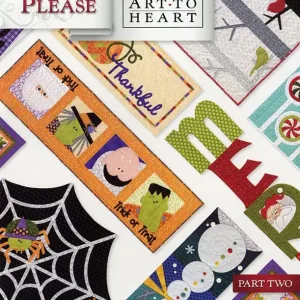 Table Please Part 2 Quilt Book | Art To Heart #ATH550B Express Delivery