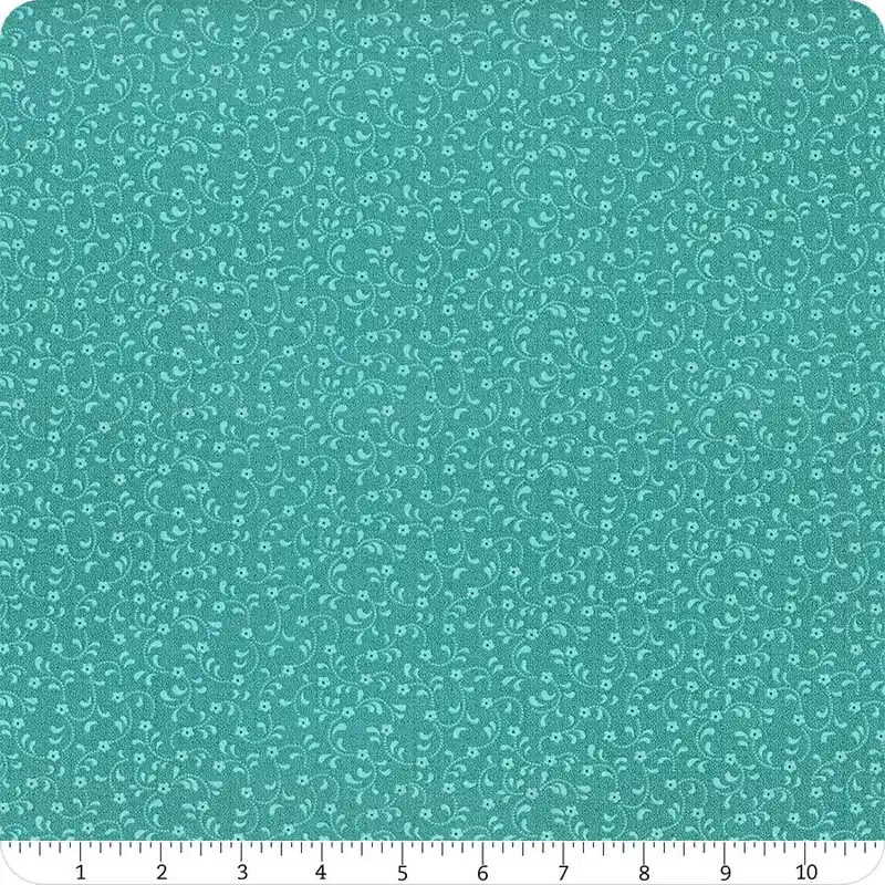 Professional Grade Floret Teal Yardage | SKU# C675-TEAL