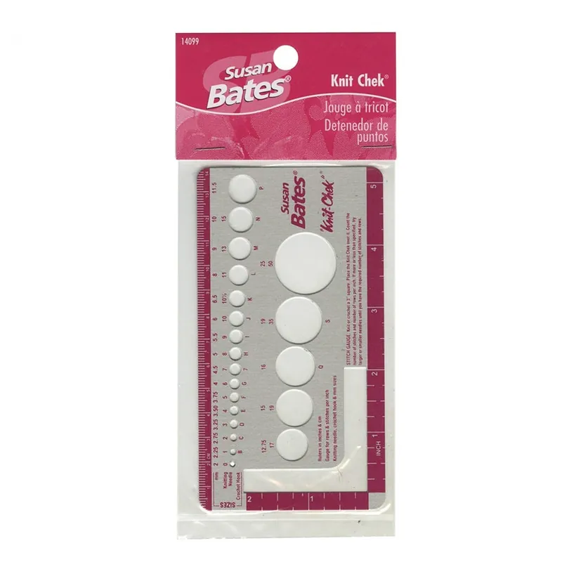 One Day Deal Metal Knit Chek | Susan Bates #14099