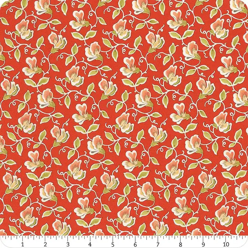 Portofino Pomegranate Sweet Pea Yardage | SKU# 35392-16 While Supplies Last