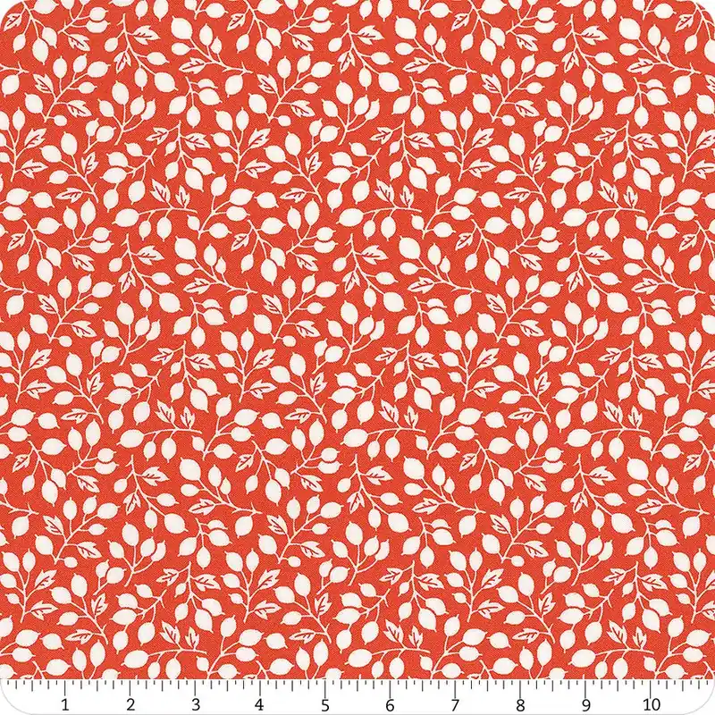 Portofino Pomegranate Olive Branch Yardage | SKU# 35393-16 Super Sale
