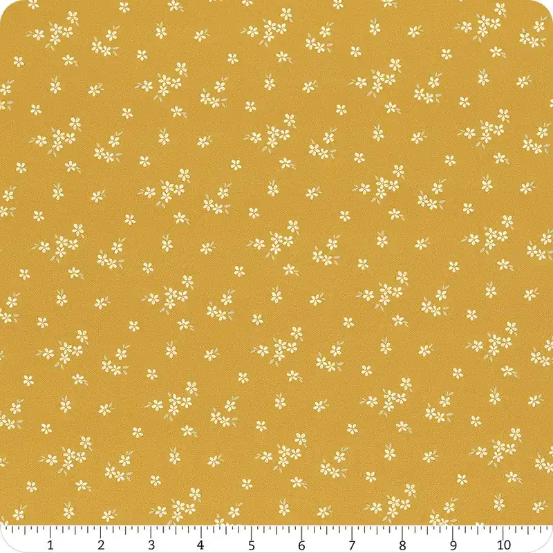 Joys of Spring Sunrise Orange Flowerets Yardage | SKU# CC50-3 Final Sale