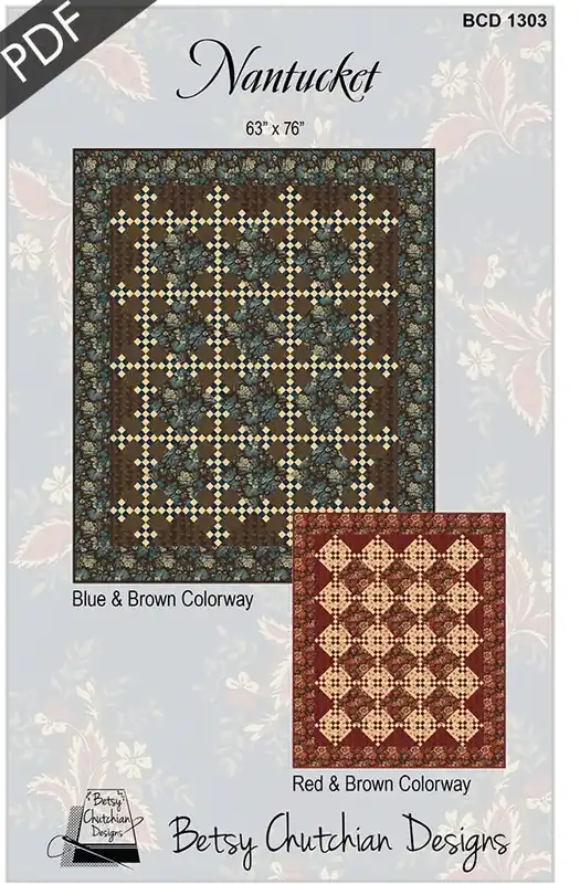 Express Delivery Nantucket Downloadable PDF Quilt Pattern | Betsy Chutchian Designs