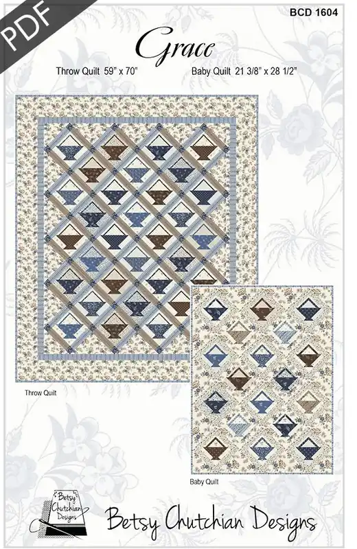 Grace Downloadable PDF Quilt Pattern | Betsy Chutchian Designs Trending