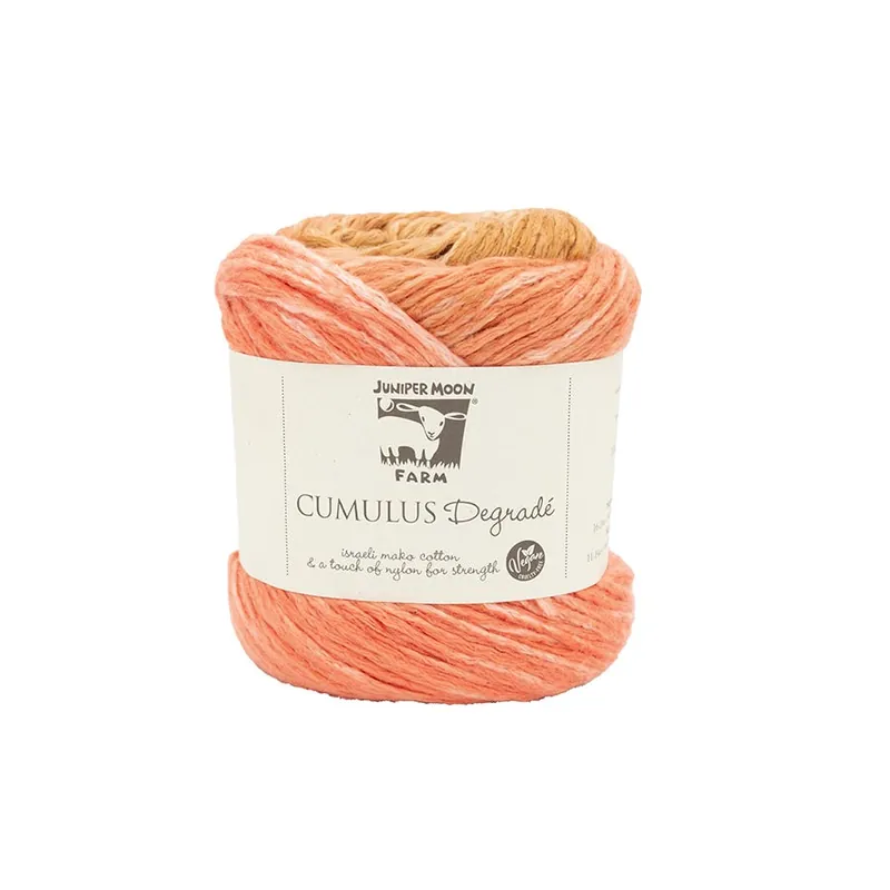 Editor’s Pick Conch Shell Cumulus Degrade Cotton Blend Yarn | Juniper Moon Farm #K-CUMDEG-412