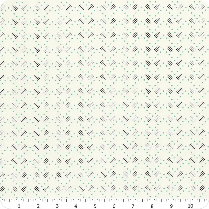 Order Now Time and Again Aqua on Flour Zigzag Yardage | SKU# 23367-21