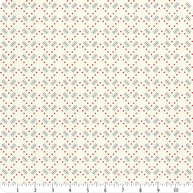 Worldwide Shipping Time and Again Flour Zigzag Yardage | SKU# 23367-11