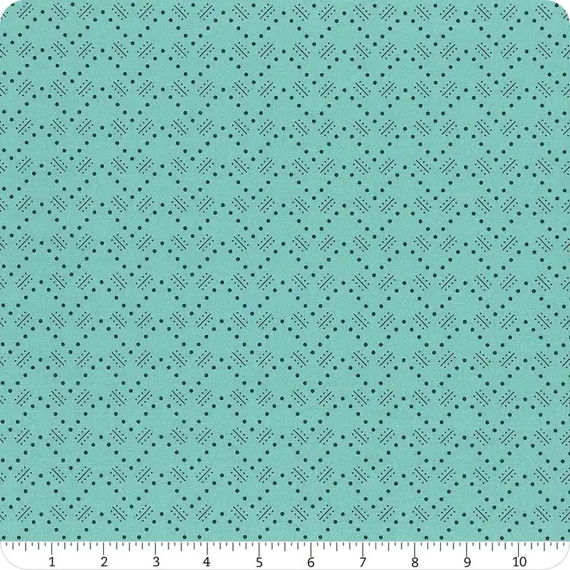 Time and Again Aqua Zigzag Yardage | SKU# 23367-12 Seasonal Sale