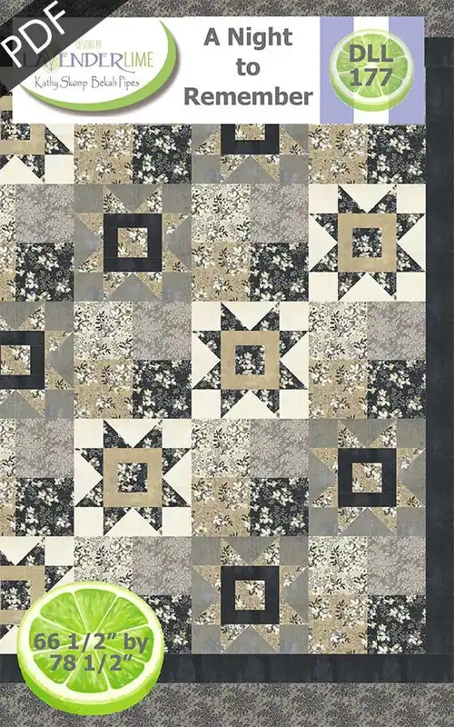 Direct From Manufacturer A Night to Remember Downloadable PDF Quilt Pattern | Designs by Lavender Lime