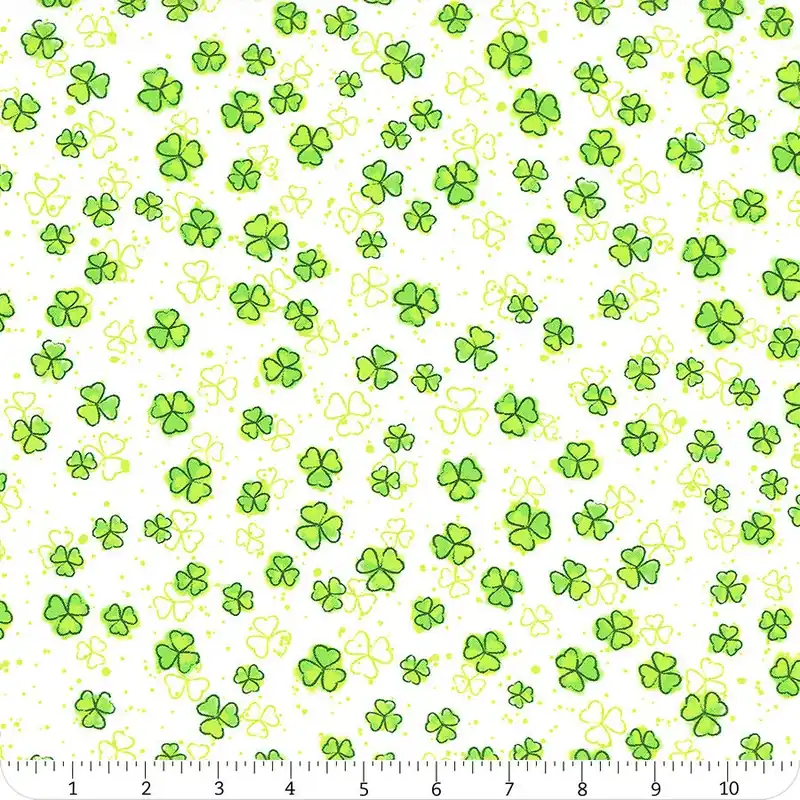 Lucky Irish Bleeding Shamrocks Yardage | SKU# 10523-10 Affordable