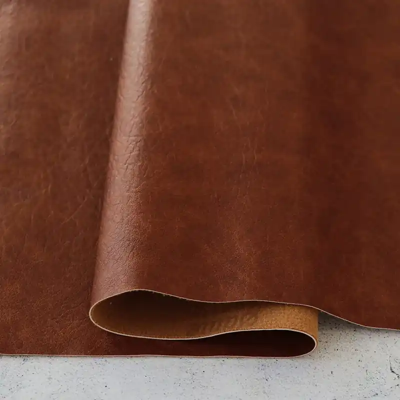 Trusted Brand 25" x 5 Yard Roll of Hazelnut Legacy Faux Leather | Sallie Tomato #FLL1247