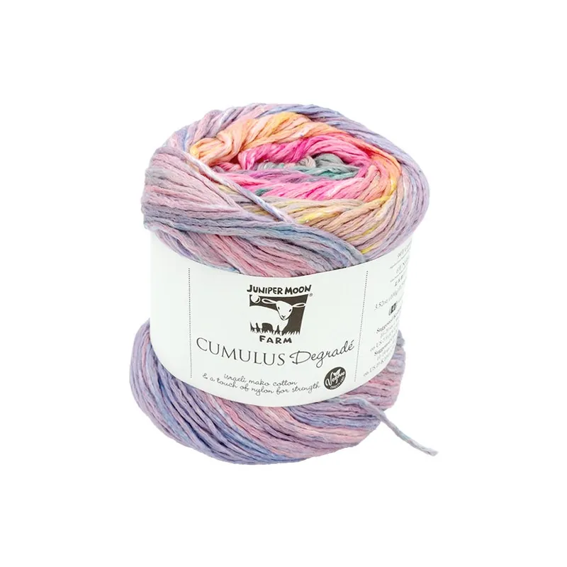 Certified Jewel Avenue Cumulus Degrade Cotton Blend Yarn | Juniper Moon Farm #K-CUMDEG-424