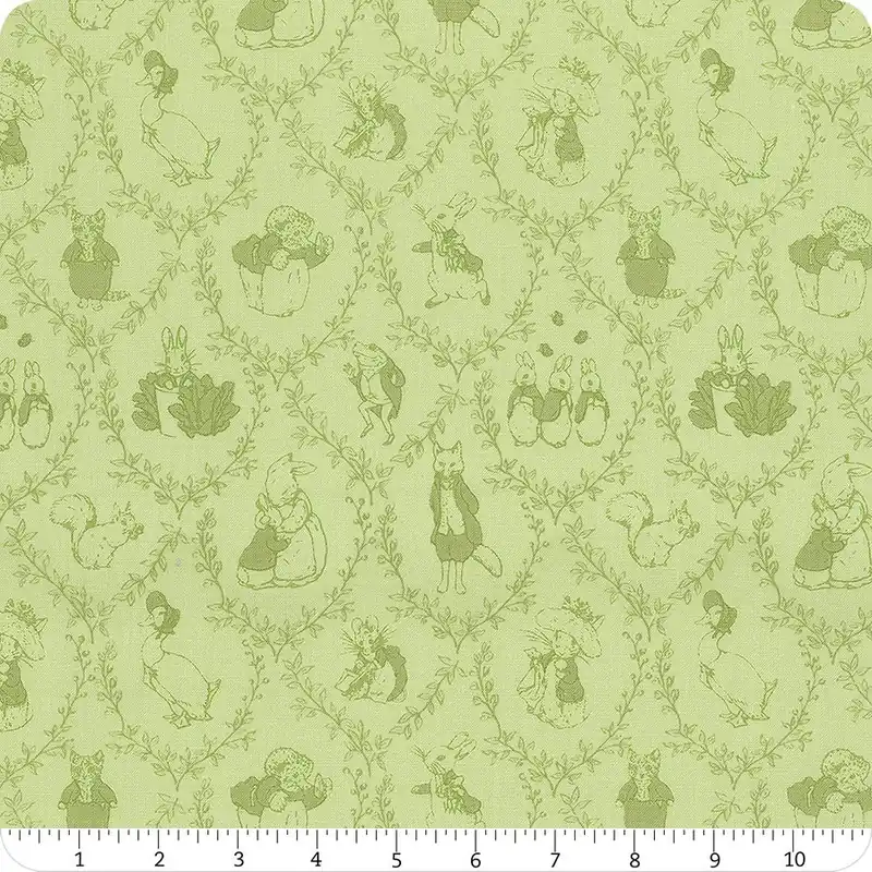 Top Pick Peter Rabbit & Friends Fern Toile Yardage | SKU# C15863-FERN