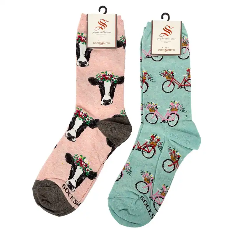 Brand New Pretty in Pedals Sock Set | Fat Quarter Shop