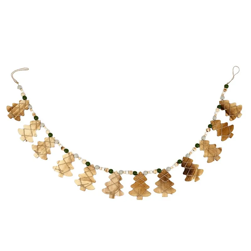4ft Wooden Christmas Tree Garland Super Sale