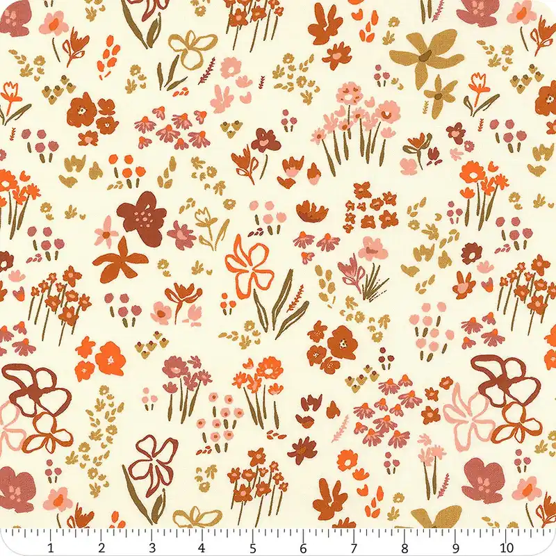 Things Above Eggshell Scattered Seeds Yardage | SKU# 45612-11 Super Sale