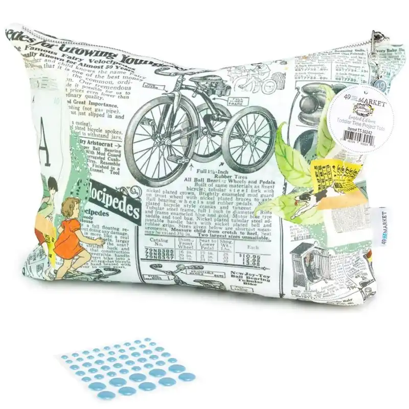 Premium Toddler Time Project Tote | 49 and Market #TT-30242
