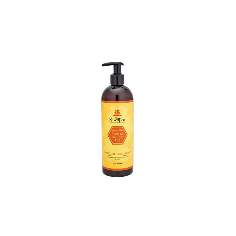 Orange Blossom Honey Bath & Shower Gel | The Naked Bee #NBSG16-O Hassle-Free Returns