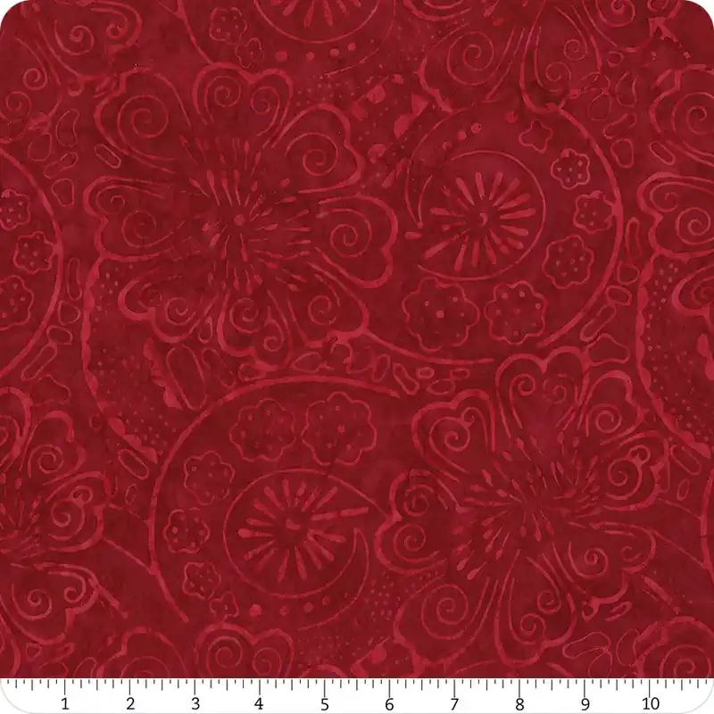 Low Price USA Tonga Batiks Chief Painted Flowers and Swirls Yardage | SKU# B8746-CHIEF