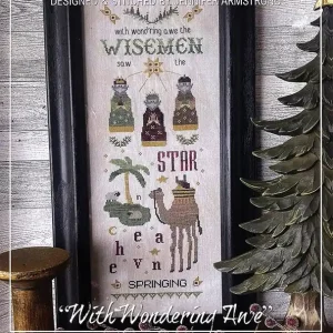 With Wondering Awe Cross Stitch Pattern | Cricklewood Crossing Latest
