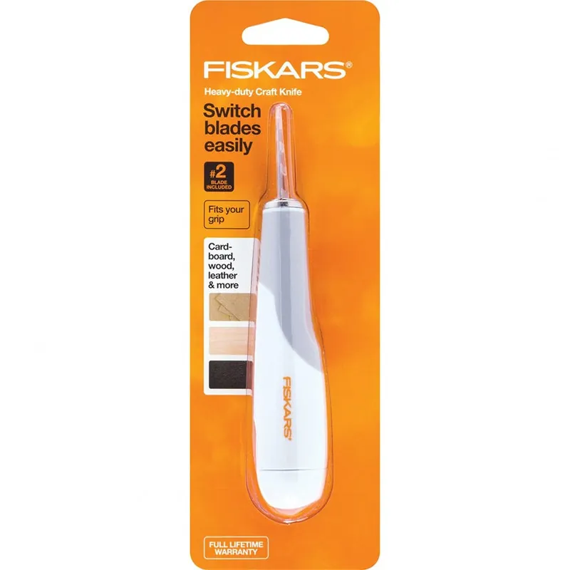 Fiskars Heavy Duty Easy Change Detail Craft Knife | Fiskars #165170 Factory Price