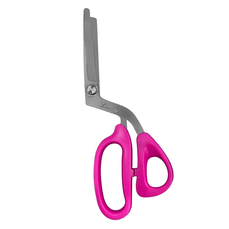 Linda's Pink Batting Scissors | Famore #725A-PINK Warranty Included