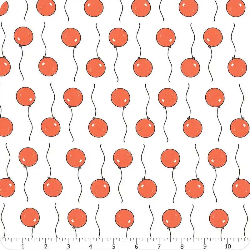 Goodnight Moon White Balloon Organic Cotton Yardage | SKU# 227861-X Reduced Price