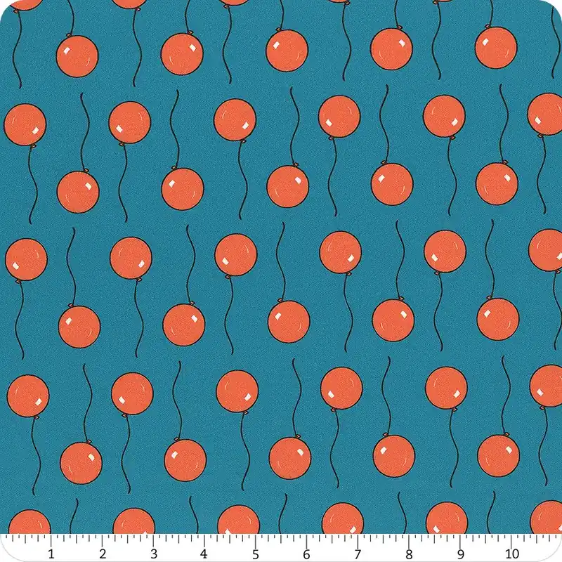 Goodnight Moon Blue Balloon Organic Cotton Yardage | SKU# 227860-X Deal