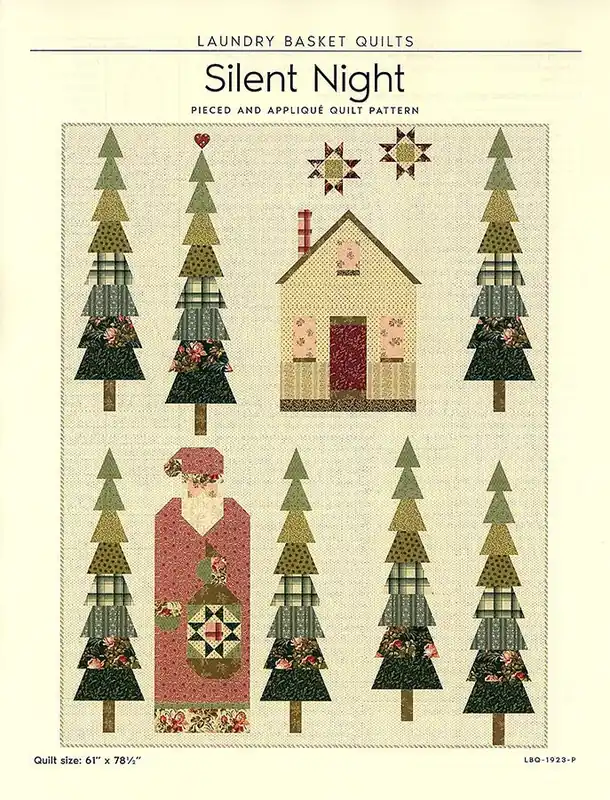 Silent Night Quilt Pattern | Laundry Basket Quilts #LBQ-1923-P Last Chance