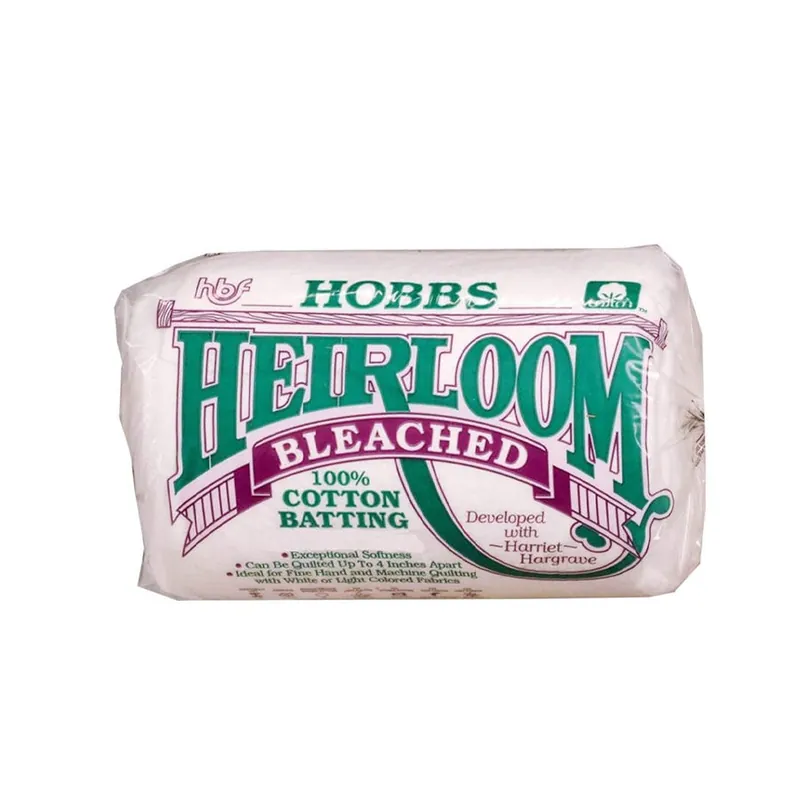 Hobbs 120" x 120" Heirloom Bleached Cotton Quilt Batting | Hobbs #HHB120 Weekend Sale