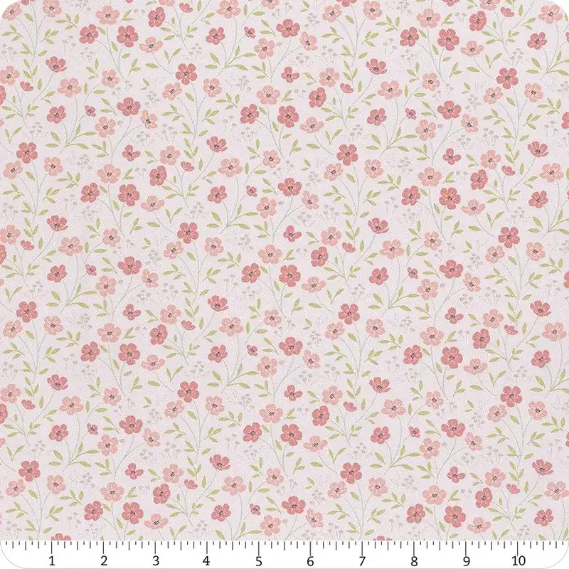Wholesale The Pressed Flowers Collection Pale Mink Timeless Blossom Yardage | SKU# CC54-2