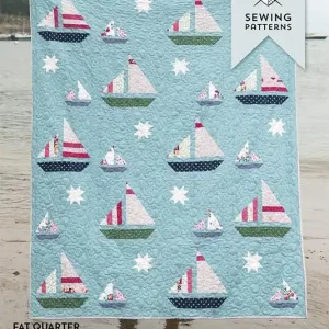 Wholesale Stripey Sails & Stars Quilt Pattern | Melissa Mortenson #PDC0649