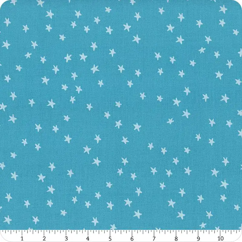 Worldwide Shipping Starry Vintage Blue Yardage | SKU# RS4109-85