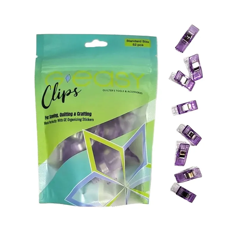 Worldwide Shipping GEasy Small Purple Organizing Clips | G.E. Designs #GE-0026