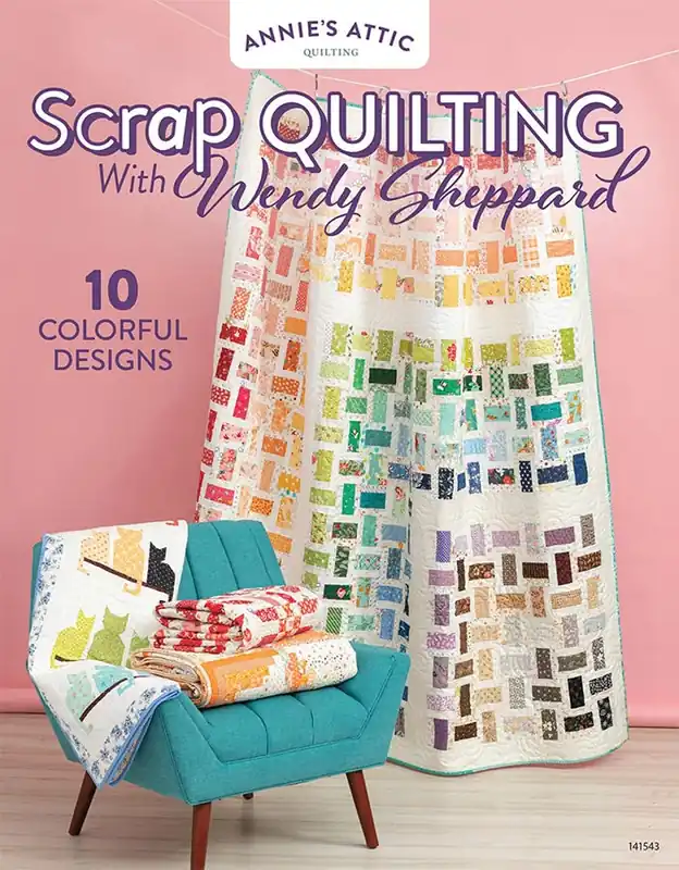 Flash Sale Scrap Quilting with Wendy Sheppard Quilt Book | Annie's Quilting #1415431