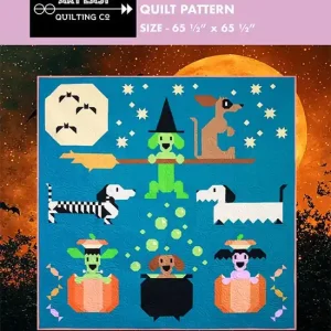Worldwide Shipping Halloweenies Quilt Pattern | Art East Quilting Co #AEHW0325